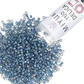 Miyuki Delica Seed Beads – Size 11/0 (1.6 mm), DB2384, Fancy Lined Teal Dark Blue, 7.2 g, Approx. 1440 Beads, Made in Japan - color: DB2384 - Fancy Lined Teal Dark Blue