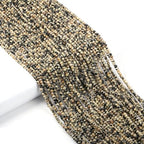 155pcs 2mm Natural Dalmatian Stone Loose Round Beads Gemstone Smooth Samll Spacer Beads for jewerly Making Bracelet Necklace - color: Dalmatian, size: 2 mm