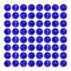 MJDCB 30pcs Sapphire Blue Cat Eye Stone Beads 12mm Round Crystal Loose Bead for Jewelry Making DIY Bracelets Necklace - color: Sapphire Blue, size: 12mm(30pcs)