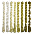 Natural 100% Silk Thread, Handmade Embroidery Thread Silk Floss 8 Colors 110m Each (72) - color: 72