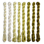 Natural 100% Silk Thread, Handmade Embroidery Thread Silk Floss 8 Colors 110m Each (72) - color: 72
