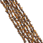 BEADIA Irregular Natural Tiger Eye Stone Loose Semi Gemstone Beads for Jewelry Making 5-8mm 80cm - color: Tiger Eye, size: 5-8mm 80cm