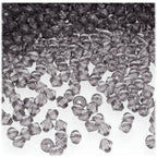 The Crafts Outlet, 1,000-pc Acrylic Bicone Beads, Faceted, 4mm, Clear