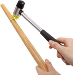 Jewelers Rubber Hammer Mallet with Wood Ring Mandrel Sizer Sizing Adjuster Ring Shaper Repair Tools Jewelry Making Kit
