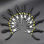 SPEEDWOX Long Nose Pliers 5 Inches Mini Fine Chain Nose Pliers for Hard to Reach Confined Areas Smooth Jaws for Grasping Small Objects Jewelry Making Repairing Beading DIY Tools - size: Long Nose Pliers
