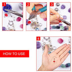 anezus Jewelry Repair Kit with Jewelry Pliers, Jewelry Making Tools, Beading String and Jewelry Making Supplies for Jewelry Repair, Jewelry Making and Beading