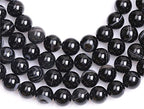 HAAMIIQII 45pcs 8mm Natural Black Striped Agate Stone Beads Round Loose Gemstone Beads for Jewelry Making Strand 15 Inch - color: Black Striped Agate, size: 8mm 45pcs