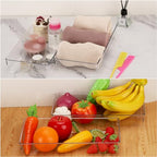 6Pcs Clear Plastic Drawer Organizers Tray 12" x 6.2" Storage Bins with 25Pcs Non-Slip Pads for Makeup, Jewelries, Kitchen Utensils, Bathroom and Office - size: 12"x6"
