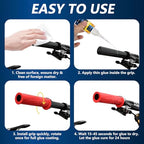 Grip Glue 100g, Instant Handlebar Grip Glue for Dirt Dikes, Motorcycle, Ebike, Bicycle, Heavy Duty Handle Grip Adhesive for ATV Grips,Tool Handle,Snowmobile - size: 100g, style: Grip Glue