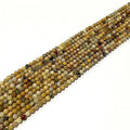 Fashewelry 136pcs 3mm Natural Crazy Agate Beads Small Faceted Round Crystal Beads for Bracelet Necklace Earrings DIY Jewelry Making - color: 3mm-Crazy Agate