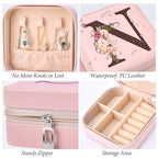 Inngeroo Personalized Gifts for Women, Mothers Day Mom Gifts Teacher Appreciation Gifts Travel Jewelry Case Box Organizer for Wife Daughter Aunt Friend Grandma… - style: N
