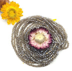 3mm1100pcs Bicone Beads Crystal Glass Faceted Beads for Necklace Bracelet Earrings DIY Jewelry Crafts Making Project (3mm GreyAB) - color: 3mm GreyAB