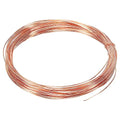PATIKIL 32.8 Feet Solid Bare Copper Wire, 21 Gauge 99.9% Pure Copper Wire 0.8mm Soft Beading Wire Metal Plant Stem Ties for Jewelry Craft (10m) - size: 0.8mmx10m