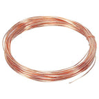 PATIKIL 32.8 Feet Solid Bare Copper Wire, 21 Gauge 99.9% Pure Copper Wire 0.8mm Soft Beading Wire Metal Plant Stem Ties for Jewelry Craft (10m) - size: 0.8mmx10m