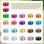 HARFINGTON 18 Gauge Aluminum Craft Wire 1.0mm 98.5ft Flexible Bendable Anodized Metal Jewelry Sculpting Wire for Jewelry Making Modelling Craft DIY, Apple Green - color: Apple Green, size: 30M x 1.0mm