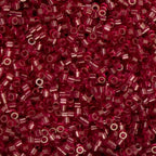 John Bead 25g Cylin Beads Transparent Red Wine 11/0 Glass Cylindrical Seed Beads for Jewelry Bracelets Necklaces Earrings Making Embroidery - color: Transparent Red Wine