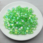 450 PCS Acrylic Star Shape Beads AB Colors Loose Pony Spacer Beads with Hole for Jewelry Making Necklace Earring Key Chains DIY Projects(Light Green AB) - color: Light Green AB