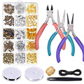 anezus Jewelry Repair Kit with Jewelry Pliers, Jewelry Making Tools, Beading String and Jewelry Making Supplies for Jewelry Repair, Jewelry Making and Beading