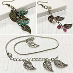 Heather's cf Four Leaf Clover Silver Leaf Beads 100-150 Pcs Leaves Craft Antique Leaf Charms for Crafting Leaf Pendant Charm for Necklace Bracelet Earring Making Fall Leaf Beads Set - color: Silver Filigree Leaf