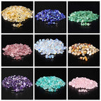 Natural Chip Stone Beads Blue Sodalite 5-8mm About 400 Pieces Irregular Gemstones Healing Crystal Loose Rocks Bead Hole Drilled DIY for Bracelet Jewelry Making Crafting (5-8mm, Blue White Sodalite) - color: Blue White Sodalite