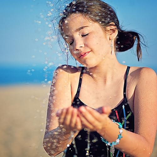 PH PandaHall Ocean Jewelry Making Kit - Starfish, Seashell, Synthetic Turquoise, Tortoise, Fish, Cowrie Shell Beads for Summer Beach Necklace, Earring, Bracelet, Anklet Jewelry Making (406pcs) - color: Colorful