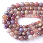 60pcs 6mm 5A Natural Pink Tourmaline Stone Beads Round Loose Spacer Healing Energy Beads for Jewelry Making DIY Bracelets Necklaces 15" (6mm, Pink Tourmaline) - color: Pink Tourmaline, size: 6mm