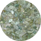 Light Green Aventurine Pre Drilled Natural Crystals Crushed Chips Beads for Jewelry Making, DIY Handmade Healing Crystals (25 Inch Strand) - color: Green Aventurine (light)