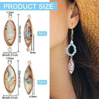 BENECREAT Abalone Shell Charms, Paua Shell Pendant Shell Charms for Jewelry Making - color: Horse Eye