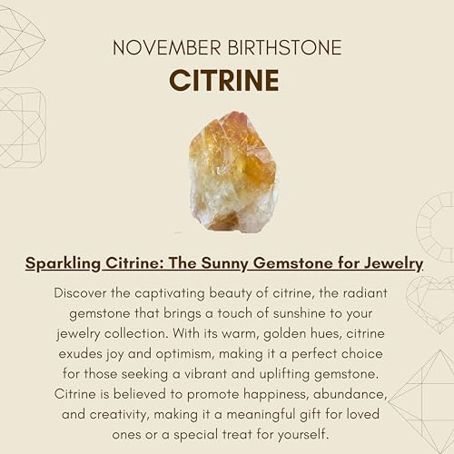Dainty Gold Necklace for Women,Trendy 18k Gold Vermeil Sterling Silver Choker Necklace Thin Beaded Choker Necklaces Womens Simple Jewelry Gift for Valentines Day - color: November - Citrine