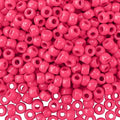 QPIXVB 1100PCS Pony Beads,Beads for Jewelry Making Bracelets Making Friendship Bracelet Hair Beads Kit for Crafts Cute Bulk Pony Beads for Keychain Necklace Making - color: rosy red beads
