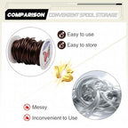 Aluminum Craft Wire,8 Gauge (3mm) Dark Brown Bendable Wire,32 Feet Continuous Roll for Jewelry Making,Sculpting,Floral & Armature Projects - size: 8 Gauge 32FT, style: Dark Brown