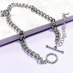 Heather's cf Toggle Jewelry Clasps – Durable Quality, Antique Twisted Silver Finish Toggle Clasps & Closures for Necklace, Bracelet & Charms – Ideal for DIY, & Jewelry Making – Small (Set of 100) - color: Twisted silver toggle clasp