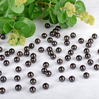 4mm 200pcs Natural Stone Round Beads Garnet Genuine Stone Beading Loose Gemstone DIY Charm Smooth Beads for Bracelets Necklaces Earrings Hole Size 1mm (Garnet 4mm) - color: Garnet, size: 4mm