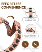 Feraco Copper Bracelet for Men 3X Strength,Magnetic Therapy Bracelet Copper Jewelry with Powerful 3800 Gauss Magnets - style: Black Matrix