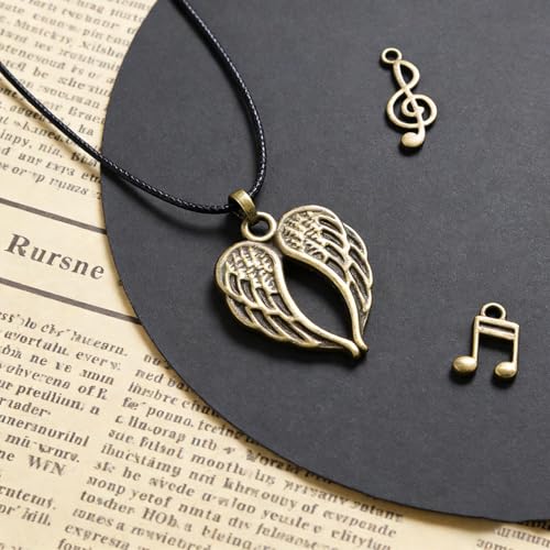 150pcs Vintage Charms Bulk,Antique Bronze Charms Alloy Pendant Charms Jewelry Making Supplies for Necklace Bracelet Earring(Random style)