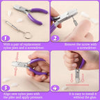 SPEEDWOX Mini End Cutting Pliers - 3-Inch End Nipper, Jewelry Wire Cutters and Zipper Pliers - style: End Cutting Pliers