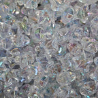 INSPIRELLE 50 Pieces Acrylic Large Star Beads 20mm Crystal AB Beads for Jewelry Craft Making - color: 50x Large Crystal AB Stars