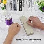 LUSTEMBER 330 Feet Satin Nylon String, 1 mm Silky Smooth Durable Nylon Cord for Jewelry Making, Bracelets, Beading, Necklaces, Macrame, Kumihimo, Rattail, and Chinese Knot Craft - size: Purple