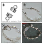 925 Sterling Silver Magnetic Necklace Clasps and Closures,Silver Necklace Extender,Bracelet Clasps,Chain Extenders for Necklaces,Necklace Magnetic Clasp,Necklace Clasp for Jewelry Making Supplies - color: Silver magnetic necklace clasp