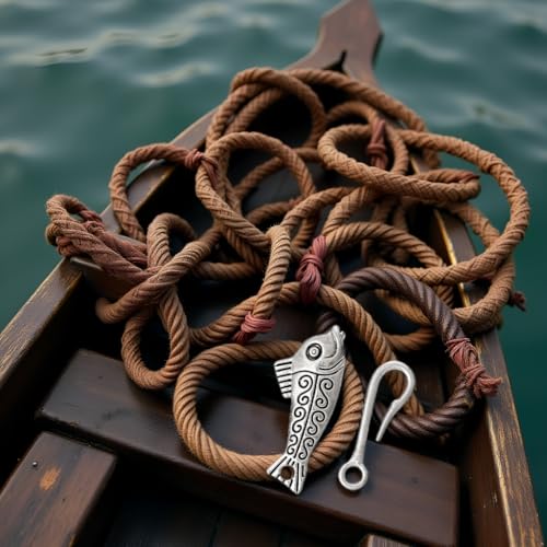 JGFinds Fish & Hook Bracelet Toggle Clasps - 10 Complete Sets of Silver DIY Jewelry Making Supplies, Bracelet Clasp, Sweater Barrel Toggle Closure or Connector
