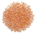 uxcell 2000 Pcs Glass Seed Beads Bulk, 3mm Mini Loose Glass Bugle Beads for DIY Earrings, Necklaces, Bracelets, Jewelry Making, Champagne - color: Champagne, size: 3mm