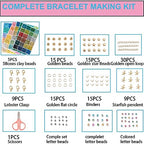 XMZCOLA Clay Beads Charm Bracelet Making kit, 12800pcs Pcs 96 Colors 6mm Flat Spacer HEI shi Beads Kits, Crafts Gifts Set for 2026 Christmas Gifts - color: 96 colors