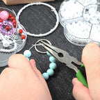 SPEEDWOX Mini Long Nose Pliers 5-1/2 Inches Chain Nose Pliers with Wire Cutter Long Needle Nose Side Cutters Serrated Jaw Precision Jewelry Making Tool for Handcraft Hobby DIY Jewelry Work - style: Long Nose Pliers