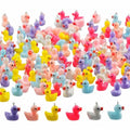 Keychain Charms Bulk 30pcs mixed Cute 3D Charms for Keychain Making for Bracelet Earring Jewelry Making DIY Crafts Includes Animal Food Fruit Flower Designs - color: Duck Mix