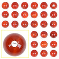 6mm Natural Crystal Beads Stone Gemstone Round Energy Healing Strand Loose Beads for Jewelry Making Bracelets Anklets Big Hole(2.0mm) 60pcs(Carnelian, 6MM) - color: Carnelian, size: 6mm