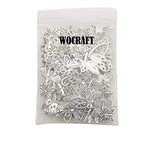 100g About (80-84pcs) Craft Supplies Mixed Butterfly Dragonfly Bee Insect Charms for Jewelry Making Crafting Findings Accessory for DIY Necklace Bracelet (M295) - color: M295