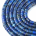 2x4MM 150PCS Lapis Lazuli Tube Cylinder Rondelle Abacus Disk Spacer Loose Beads for Jewelry Making - color: Lapis Lazuli, size: 2x4mm cylindrical