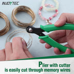 Memory Wire Cutters 5 Inches Memory Wire Shears Miniature Wire Cutter Jewelry Wire Cutters Jewelry Parrot Beak Wire Cutter Jewelry Making Supplies for Crafting Beading DIY