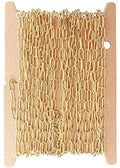 THREENEST 16.4-Feet Width 2.5mm Stainless Steel Paperclip Chains, 18K Real Gold Plated, Soldered Cable Long Craft Chain for Necklace Bracelet Earring Jewelry Making (2200-GOLD-5M) - color: Gold, size: Width 2.5mm-16.4 Feet