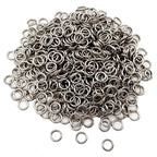 600 Pcs Jump Rings,304 Stainless Steel O Ring,7MM Open/Close Jump Rings,Loop Contactors for Jewelry Making,DIY Crafts, Industrial Repair 1MM Thickness (18 Gauge) - size: 7MM